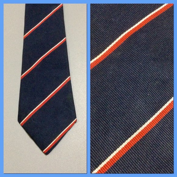 Vtg Wool Tie_156 - Picture 5 of 6